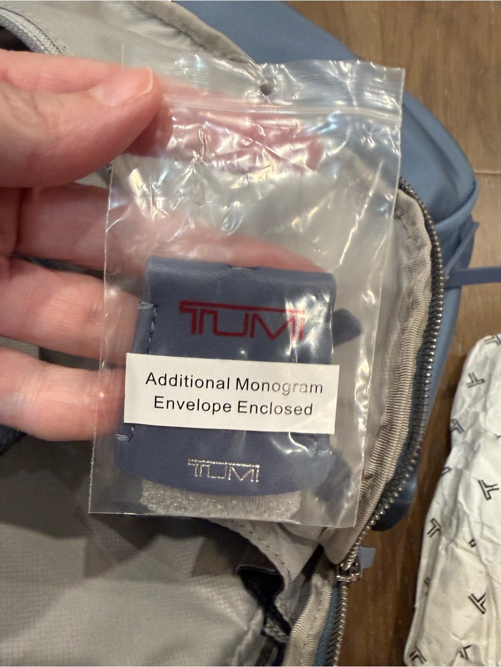 Tumi Light Blue Backpack with Front Pockets Fits 13” Laptop Muti Compartments - Picture 14 of 15